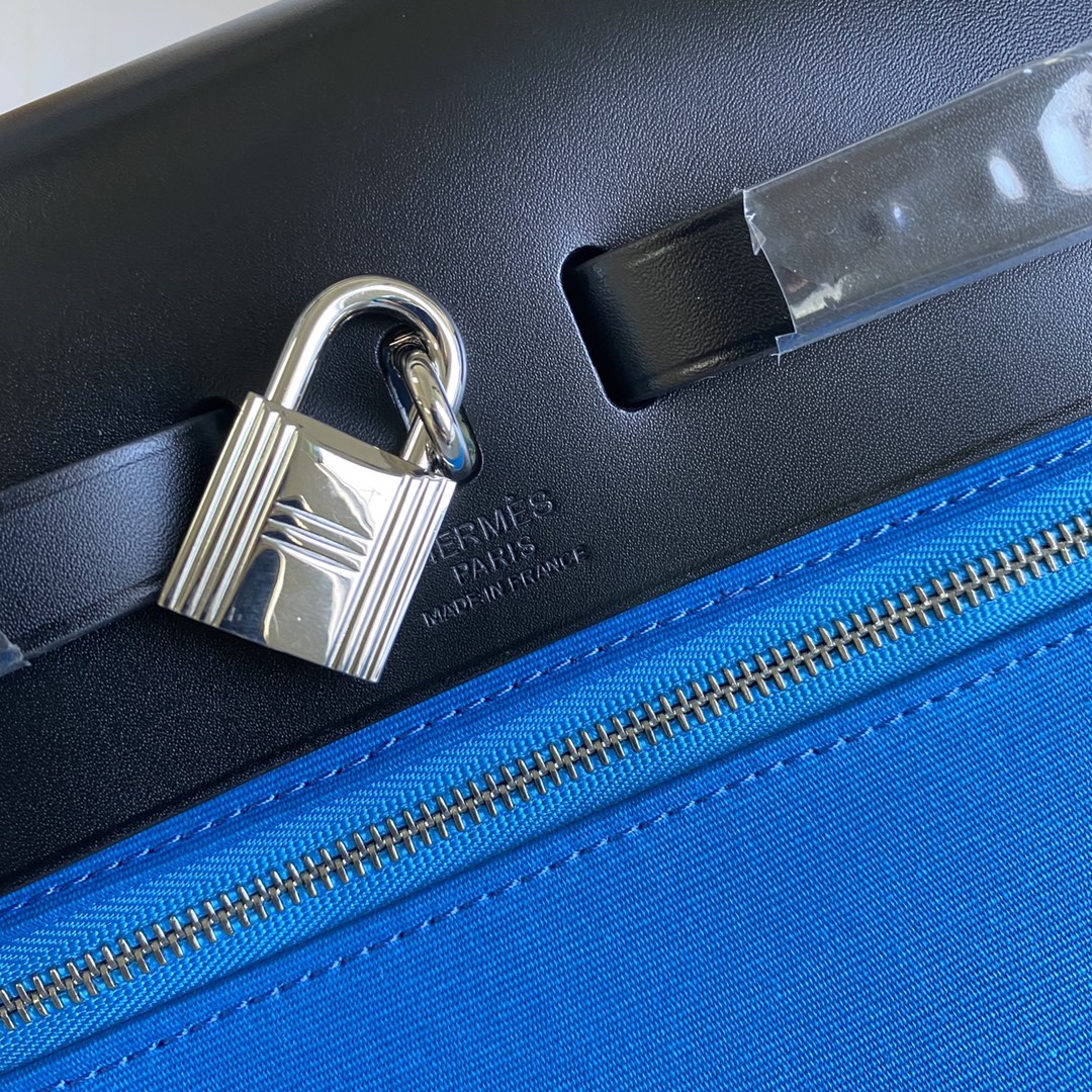 에르메스 에르백31 블루 비야 은장